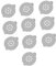 Ipetboom Lot de 10 Plateaux Vierge pour Broche Accessoires DIY Épingle à Poitrine de Sécurité Décoration Fabrication Personnalisée