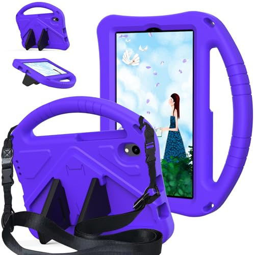 Custodia per bambini per tablet Walmart Onn 7 pollici modello 2024 (100135924), antiurto in schiuma EVA robusta maniglia supporto antiscivolo Grip copertura protettiva w/tracolla per Onn 7 pollici Gen