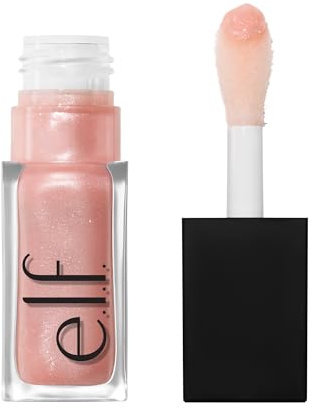 e.l.f. Glow Reviver Plumping Lip Oil, Tinted Lip Plumper for a High-Shine, Plump Finish, Infused with Jojoba Oil, Vegan & Cruelty-Free, Piggy Bank