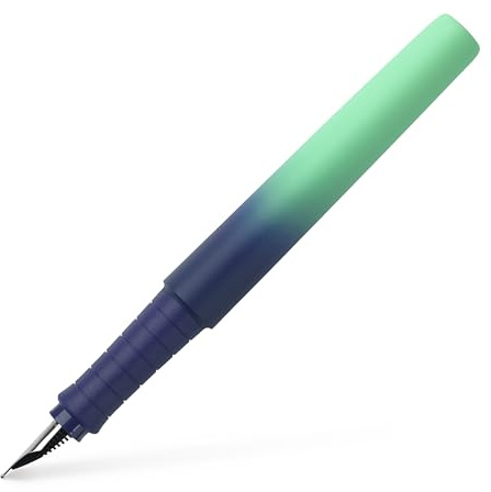 FABER-CASTELL - Füller Poly Pen Buzzing Blue, Feder M
