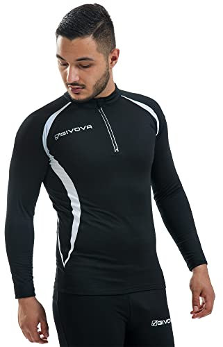 Givova, langes laufhemd, schwarz, 2XL