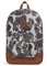 Herschel Unisex-Erwachsene Heritage Rucksack, Kunstleder Frosch camo/Hellbraun, Einheitsgröße