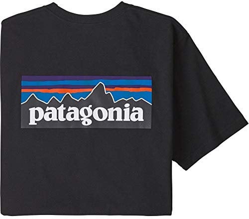 Patagonia, Men's P-6 Logo Responsibili-Tee®, T-Shirt, Schwarz, XL, Mann