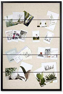 Umbra Bungee Foto-Display und Wanddekoration, Wandkunst für Zuhause, Büro oder Wohnheim, Schwarz