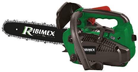 Ribimex Motosega da Potatura a Scoppio 25,4 cc, Lama da 300 mm, 1,07 HP a 11.000 giri/min, Lubrificazione Automatica, Velocità Catena 21 m/sec, Avviamento Manuale, Accessori Inclusi - PRTRT301