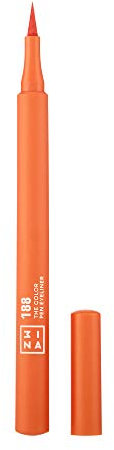 3INA MAKEUP - The Color Pen Eyeliner 188 - Orange Flüssiger Eyeliner - 10h Langhaltende Matte Eyelinerstift mit Präzision Spitze- Hochpigmentiert Flüssig liner - Vegan - Cruelty Free