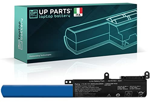 UP PARTS Batteria compatibile con Asus A31N1601 A31LP4Q per Portatile Asus R541 R541N R541NA R541NC R541SA R541U R541UA R541UJ Vivobook Max F541 F541N F541U X541 X541N X541S X541SA X541U X541UA