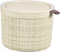 CURVER Runde Jute, 2 l, mit Deckel, Beige, 100% recycelt, Kunststoff