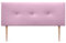 DHOME Testiera in Similpelle o Tessuto AQUALINE Pro testiere Testata imbottita Lettio di Lusso (Similpelle Rosa, 135x105cm con Gambe (Letti 120/135/140))