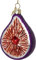 SIKORA Feige besondere Weihnachtskugel Glas Christbaumschmuck Deko Figur Weihnachten Anhänger Ornament - Trend Line - BS542