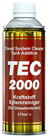 TEC 2000 Motorreiniger - Diesel System Cleaner Tank Additiv 375ml - Kraftstoff Systemreiniger Diesel Zusatz - Reduzierung der Abgasemissionen - Dieselreiniger