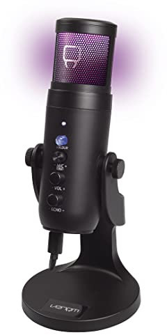 Venom USB Cardioid Streaming Microphone with LED Light Mesh Grill (PS5 / PS4 / PC)
