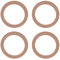 OLYCRAFT 4pcs 14.4cm ID Car Speaker Spacer Rings 185mm OD MDF Speaker Rings Wooden MDF Speaker Spacer Rings Universal 6.5 Speaker Spacer Rings for Cars Boats Trucks