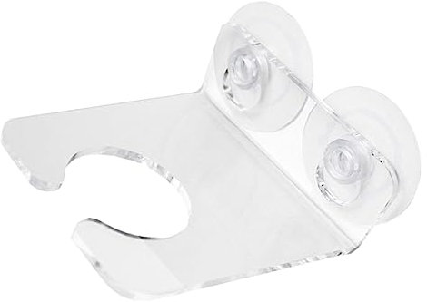 Cabilock Weinglashalter und Acryl Saugnapf mit Kompakter Starkem von Ablage sicheren Platzsparend und Elegant zur Badewanne Dusche Weingläsern im Badezimmer