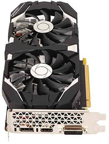 XTevu Computer Graphics Card, GDDR5 Graphics Card for GTX1060 6GB 192bit Dual Fans 4K HDR 8008MHz Memory Frequency Computer Graphics Card (GTX 1060 6GB)