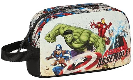 Safta AVENGERS FOREVER - Porta Desayunos Térmico, Termo, Portatodo, Calidad y Máxima Resistencia, Porta Comida, Recreo, 21.5x6.5x12 cm, Multicolor