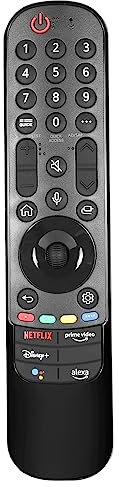 MR22GA MR22GN Voce Telecomando Compatibile con LG Smart TV 42LX1Q6LA 55LX1Q6LA 50UQ79006LA 65UQ79006LA 28TQ515S-PZ 28TQ515S-WZ 65ART90E6QA Sostituzione Controller con Netflix PrimeVideo Pulsanti