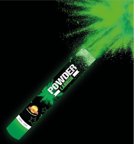 FIESTAS GUIRCA - Pulverwerfer Holi, Farbstoff, 20 – 30 g, Grün