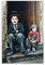 KPOKAHT Charlie Chaplin Wandkunst, Poster, Rollen, Leinwand, Gemälde, Bild, Wohnzimmer-Dekoration, Zuhause, 30 x 45 cm