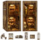 UINOFER Holz Book Nook Kit, Miniatur Puppenhaus Haus, Miniatur Kit 3D Holzpuzzle Buchstützen aus Holz, Modellbausätze für Erwachsene Teens zum Bauen (Bookstore)