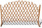 Barrière en Bois Extensible, Clôture de Jardin Barrière de Sécurité Clôture en treillis bois solide 180x100 cm