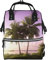KLOPH Wickeltasche, Rucksack, tropischer Baum, Rosa, multifunktional, Reisepackung, Umstands-Baby-Wickeltasche, Schwarz, Einheitsgröße, Duffel Rucksäcke
