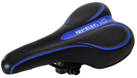 PLUSHCEWT Selle de vélo Siège de vélo en Gel Confortable Selles de vélo imperméables pour Hommes Femmes Siège réglable pour BMX Vélo de Route Vélo de Montagne Vélo de poussée VTT