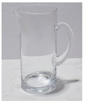 Handmade Glass Jug/Pitcher 1,2L Tall 22 cm