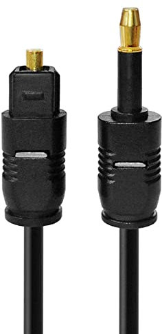 Cavo SPDIF digitale in fibra ottica placcato oro 3,5 mm per lettori Blu-Ray Amplificatore 1/1,5/2/3/5 m