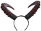 Trrymbbe Hörner Stirnband Gothic Demon Horn Realistic Devil Horns Stirnband Komfortable Cosplay -Accessoire für Halloween, Kostümpartys, Cosplay -Dämon