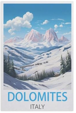 Dolomites Italy，Jigsaw Puzzles 1500 Pieces for Adults, Classic Puzzle Kids Puzzle Challenging and Difficult Puzzles for Adults and Teens（57x87cm）-FS54