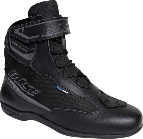 Büse B430 wasserdichte Motorrad Stiefel, schwarz, 43