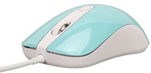 Bewinner DM010 Wired Gaming Mouse, RGB Backlit 3500 DPI Ergonomic Optical USB Computer Mouse for PC Gamers, Pink (Blue)