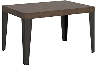 Itamoby Ausziehtisch 140/400 x 90 cm Flamme Walnuss Beine Anthrazit