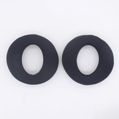 INF Ersatz-Ohrpolster aus weichem Gel-Material für kabellose Sony Pulse 3D Headsets – 2er Set Schwarz