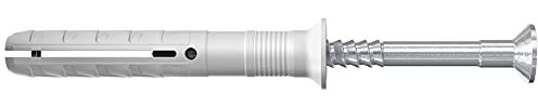 fischer - Cheville à frapper N 6x80/50 avec vis tête fraisée en acier électrozingué/Boite de 200