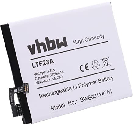 vhbw 1x Akku Ersatz für LeTV LTF23A für Handy Smartphone Telefon (3950 mAh, 3,85 V, Li-Polymer)