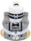 Trend Mama® Sprüche Windeltorte Junge Hosenträger - Mädels hier bin ich | 27 Windeln (Größe 2), Baby Lätzchen, Babysocken, Babygeschenk Geburt