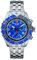 Swiss Alpine Military Herren-Chronograph blau | Herrenuhr | Quarz | silberfarben