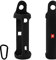 Geekria Silicone Case for JBL Flip5 Waterproof Portable Wireless Bluetooth Speaker, JBL Flip 5 Silicone Case Cover with Keychain, Protective Case, Wearable Lightweight (Black)