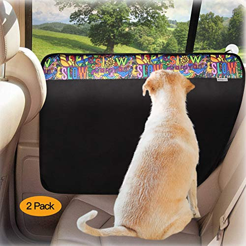 Winbate 2PCS Dog Car Door Protectors, 29.5 x 20.47, Waterproof, Scratchproof, Nonslip, Durable, Machine Washable, Protects Cars, SUVs and Trucks from Pet Scratching