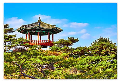 Wandsticker H7209M_NS1DB Japanischer Orient Buddhismus 155 x 105 cm