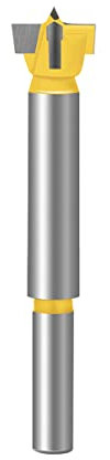 Meccion Mèches Forstner Fraise pour Bois, Professionnelle Carbure Forstner Foret Scie-cloche pour Faire des Trous Propres à Fond Plat Dans le Bois (16mm)