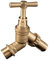 Robinet extérieur, à l'extérieur de 3/4 BSP Garden Garden Brass Bib Tap, extérieur de tuyau de jardin, soupape à double contre-carle