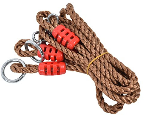 Raguso Corde d'extension de balançoire , 180 cm de Long Solide en métal PE pour hamac Portable , Sangle de Suspension à 6 brins , Fonction Multiple pour Jardin extérieur