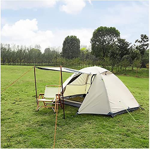 Zelt Familienzelt, Campingzelt, Kuppelzelt, innen dunkel und kühl, Markise für 3–4 Personen, UV-Stehhöhe, wasserdichter Schutz der Bodenwanne