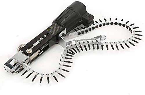 Electric Drill Attachment, Automatic Screw Spike Chain Drill Adapter with Adjustable Screw Length for Home Ceilings, Kitchen Cabinets, etc.