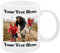 Personalised Mug with Photo and Text On Both Sides - 11oz Coffee Cup - Customised Gift for Mother Father Grandad Women Wife Husband Lover - Present for Birthday Christmas Valentine