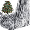 Timgle 20000 Stück Eiszapfen Lametta Stränge für Weihnachtsbaum Lametta Folie Fransen Glänzende Eiszapfen Girlande für Weihnachtsbaum Party Dekor Geburtstag Supplies (Silber)