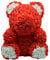 secretgifts Rosenbär personalisierte Geschenke für Frauen Rosen Bär 40 cm Rosen Teddybär